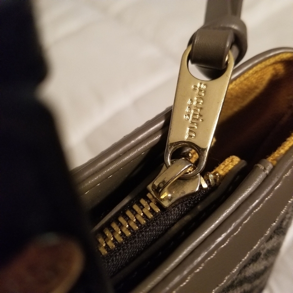 Spartina genuine linen and leather shoulder bag-Lorelai mystic mermaid pattern - Picture 14 of 16